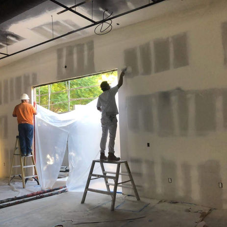 new drywall installation