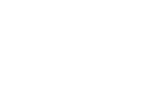 BlackBunker logo with cube and digital pixels