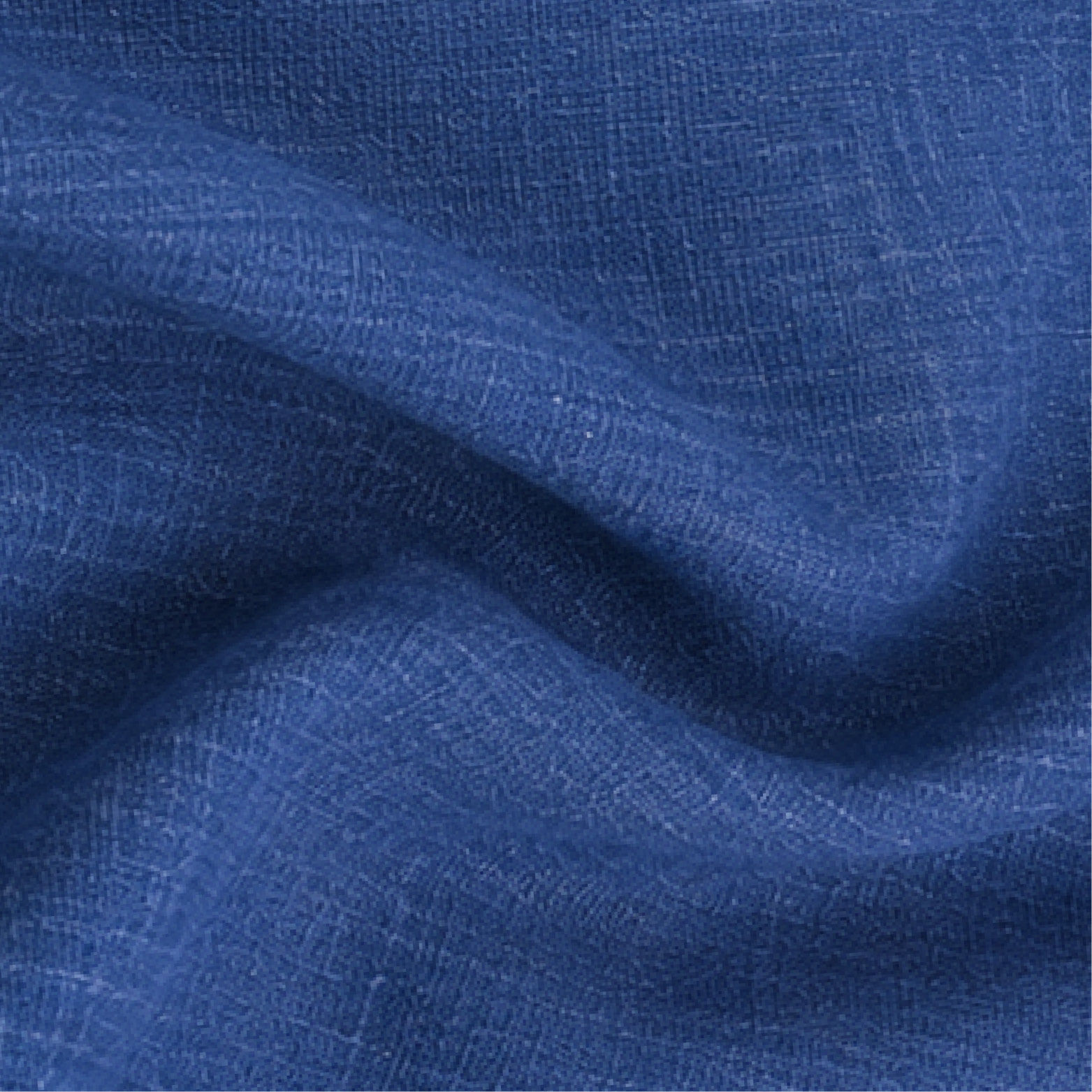 Washed Linen Cotton Blend - FrenchBlue