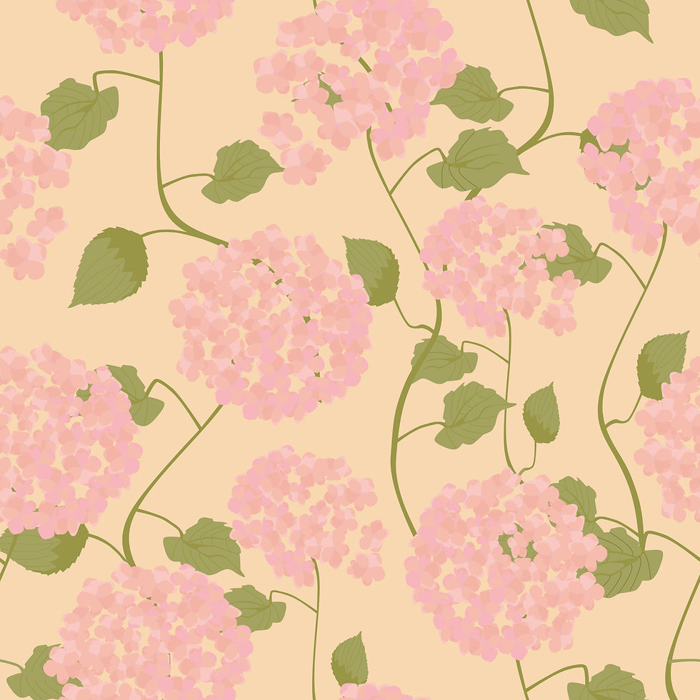 Thumbnail: Floating Hydrangea Apricot Gelato