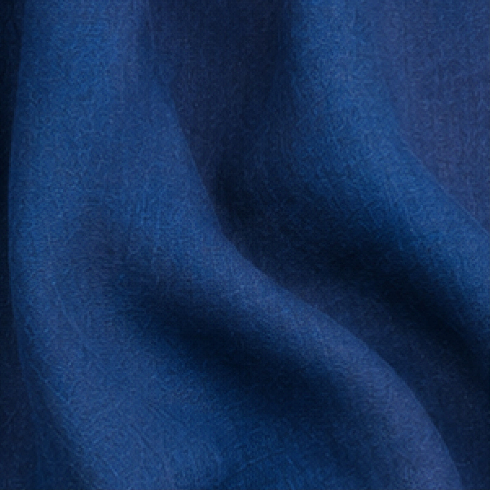Washed Linen Cotton Blend - Navy