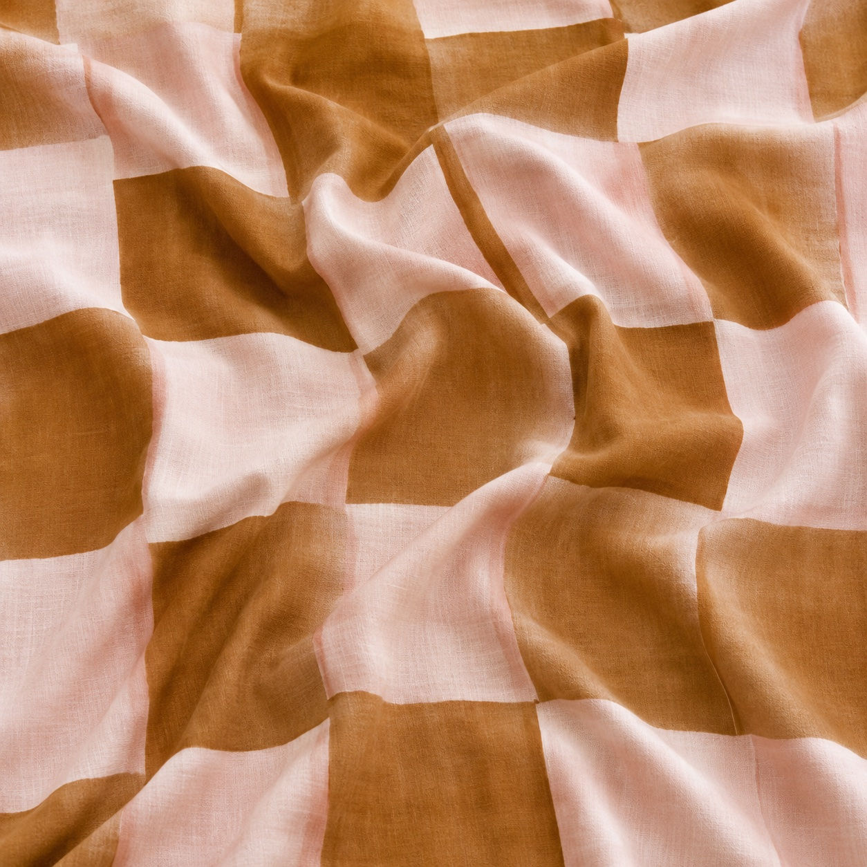 Serenity Check Rusted Pink