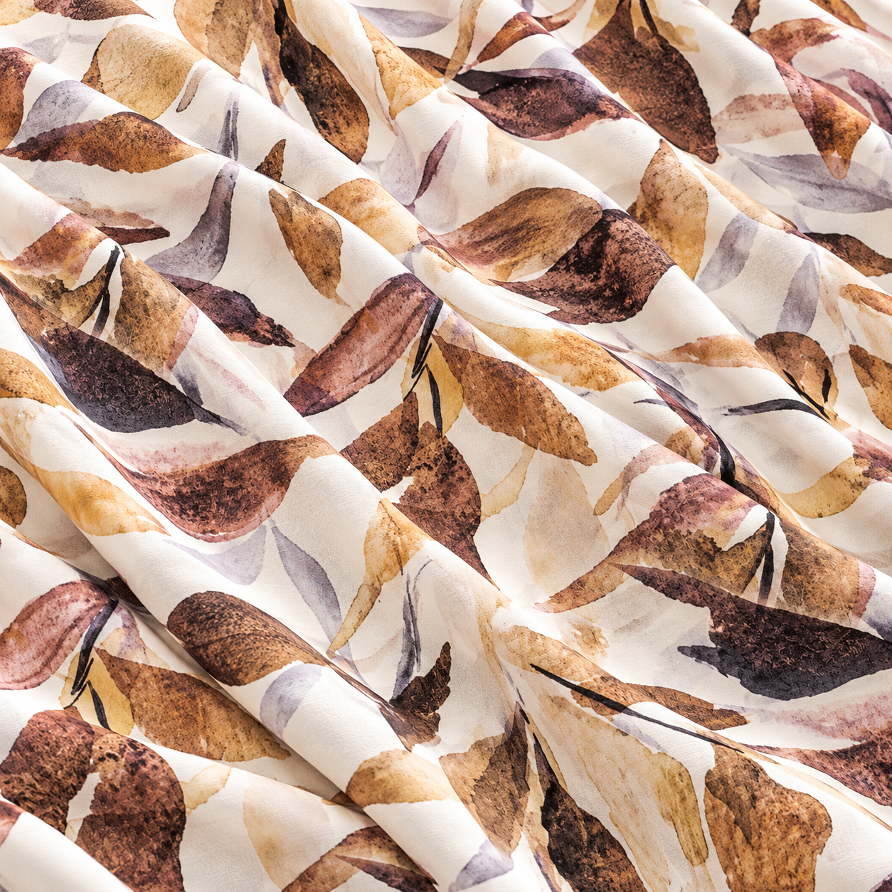 Autumn Earth Botanical Silk Viscose