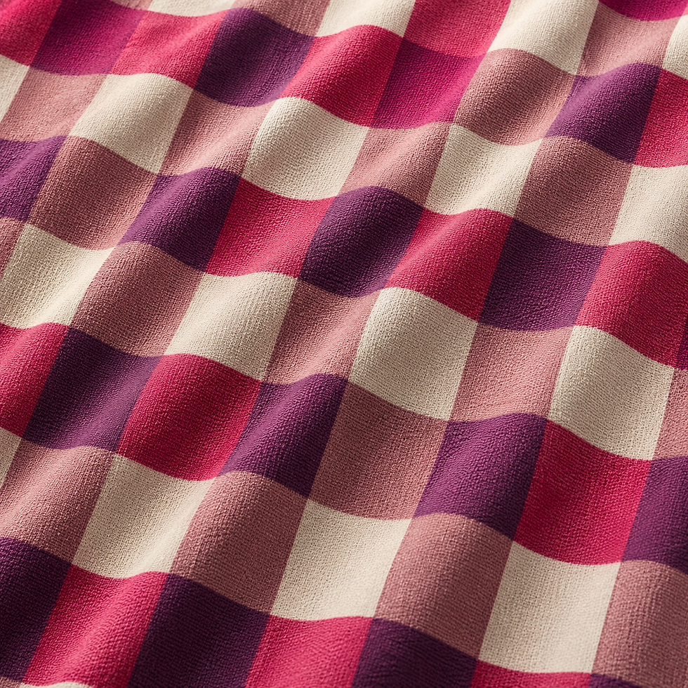 Thumbnail: Square Gingham Winter Gloxinia