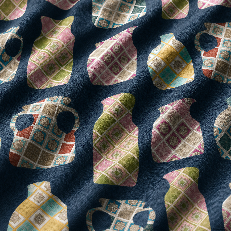 Thumbnail: Urn Majolica Blue