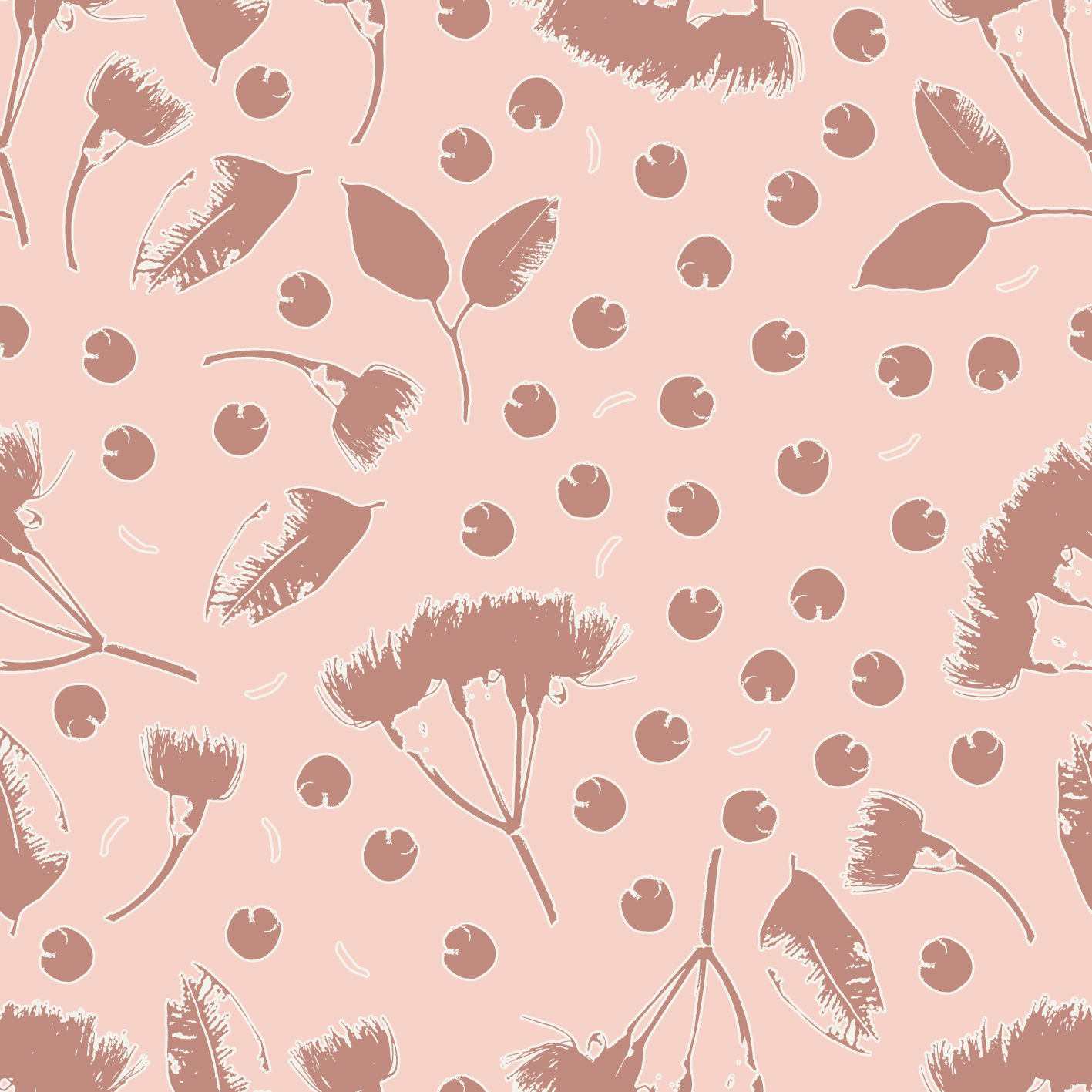 Spotted Gum CloudPink Clay
