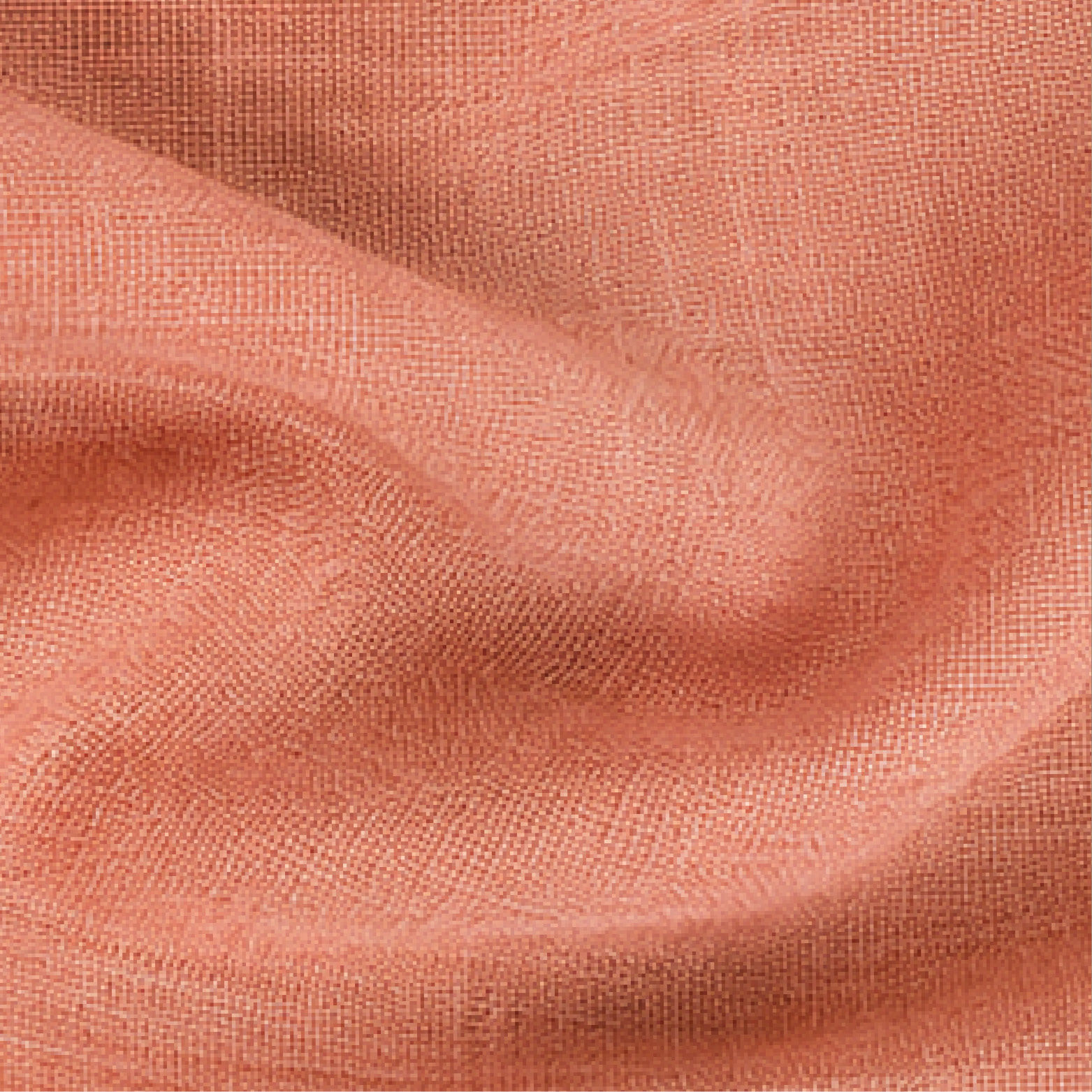 Washed Linen Cotton Blend - Salmon