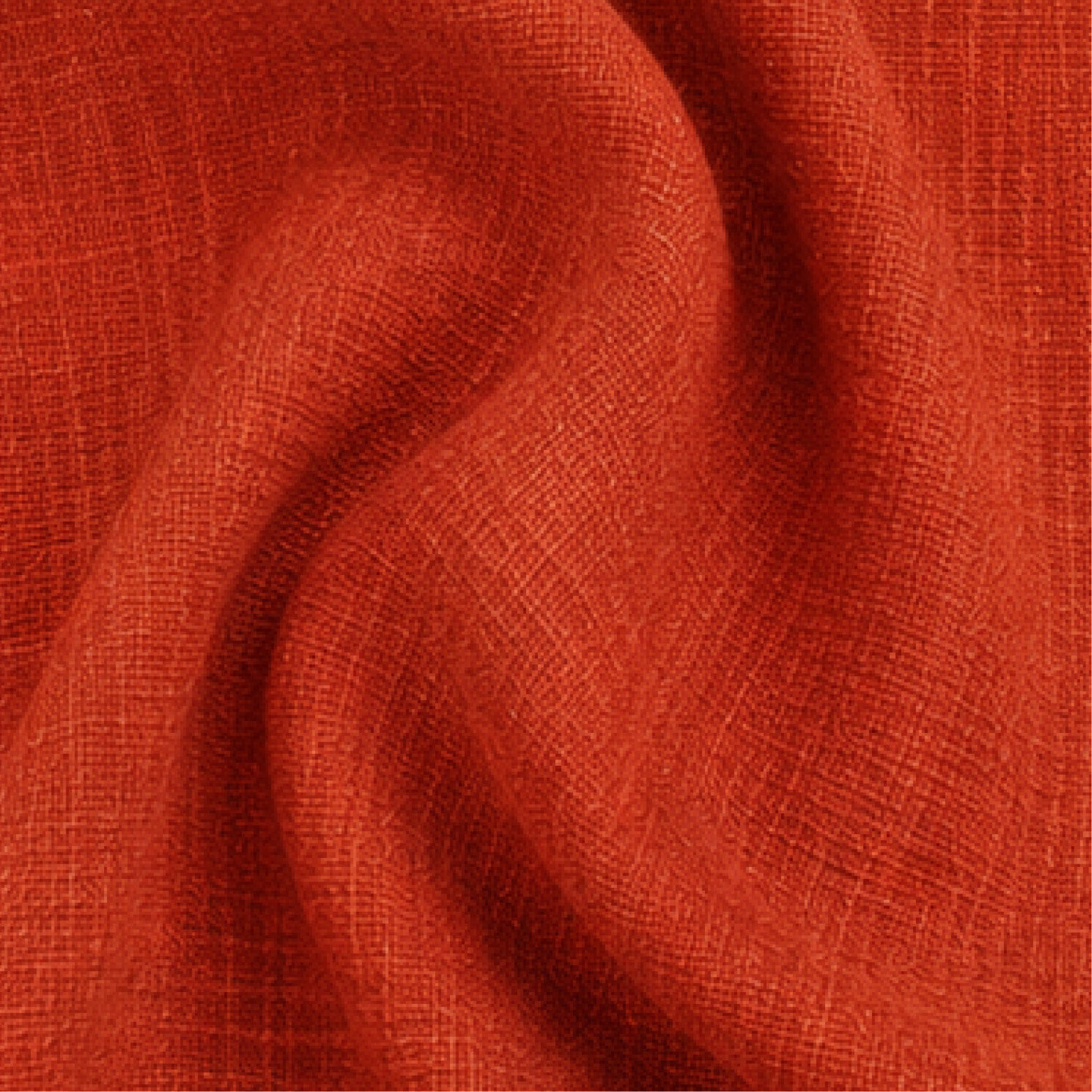 Washed Linen Cotton Blend - Paprika