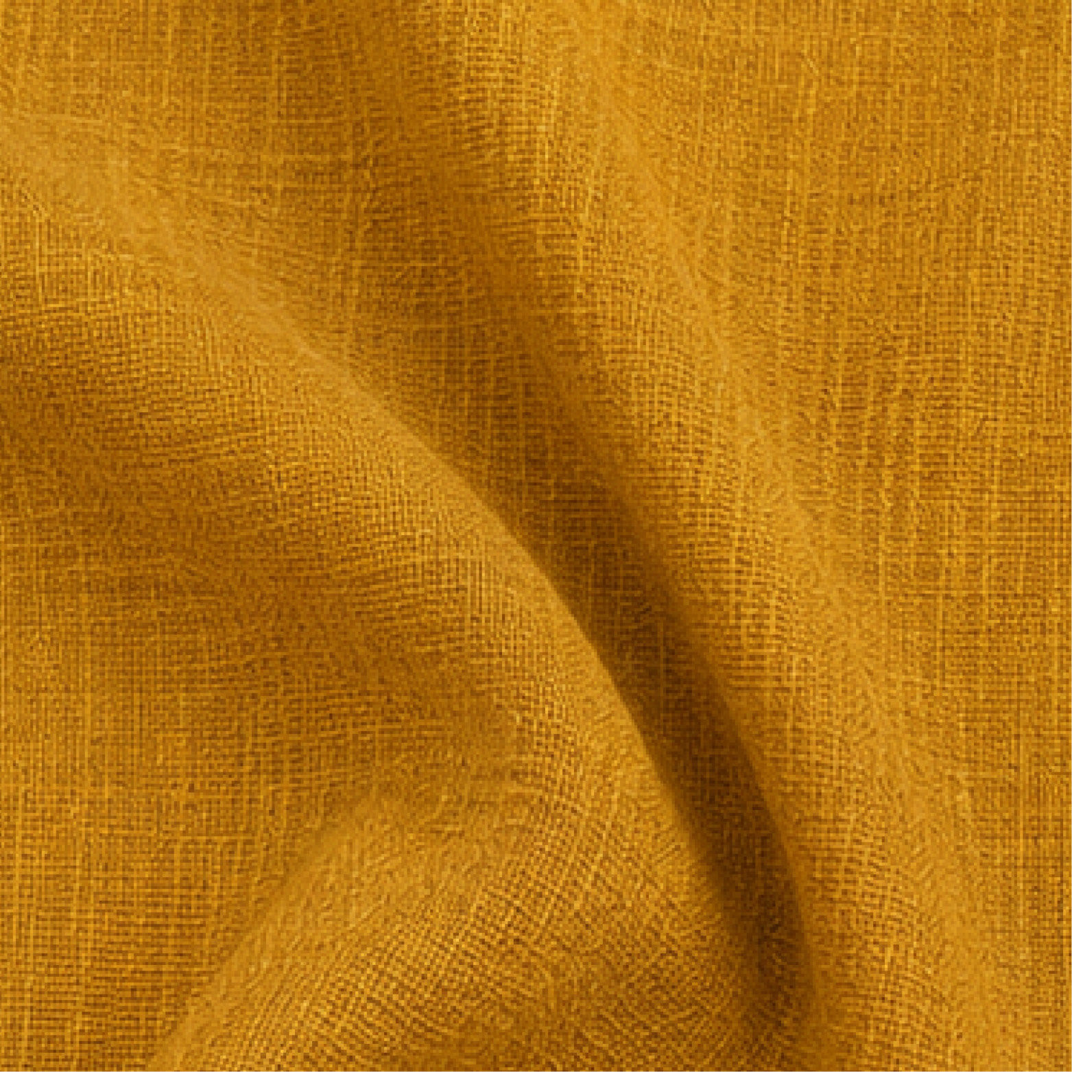 Washed Linen Cotton Blend - Mustard