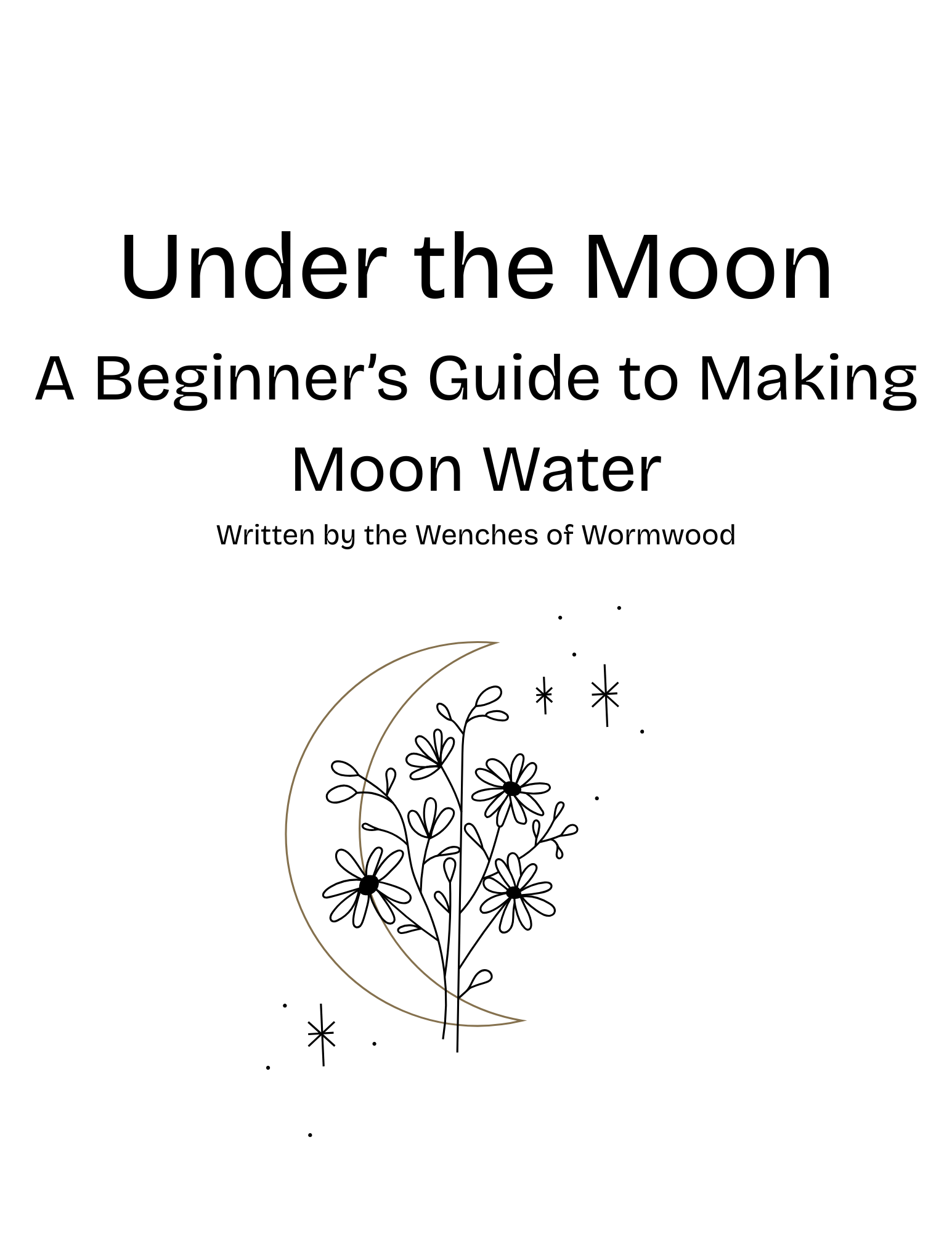 Under the Moon: A Beginner's Guide to Making Moon Water