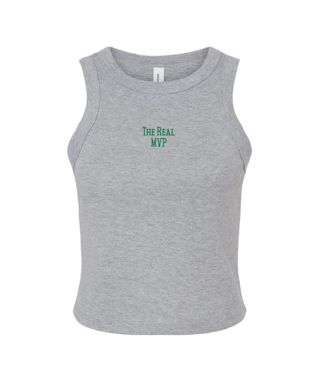 MVP Embroidered Cropped Tank