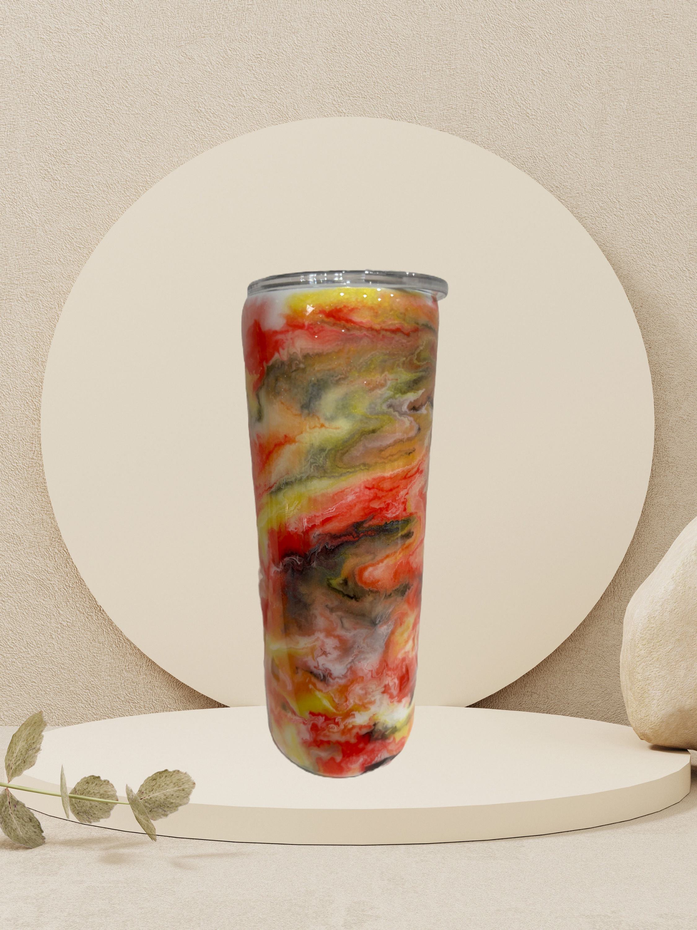 #579 20oz skinny glow in dar 