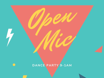 Open Mic Friday, July 9!