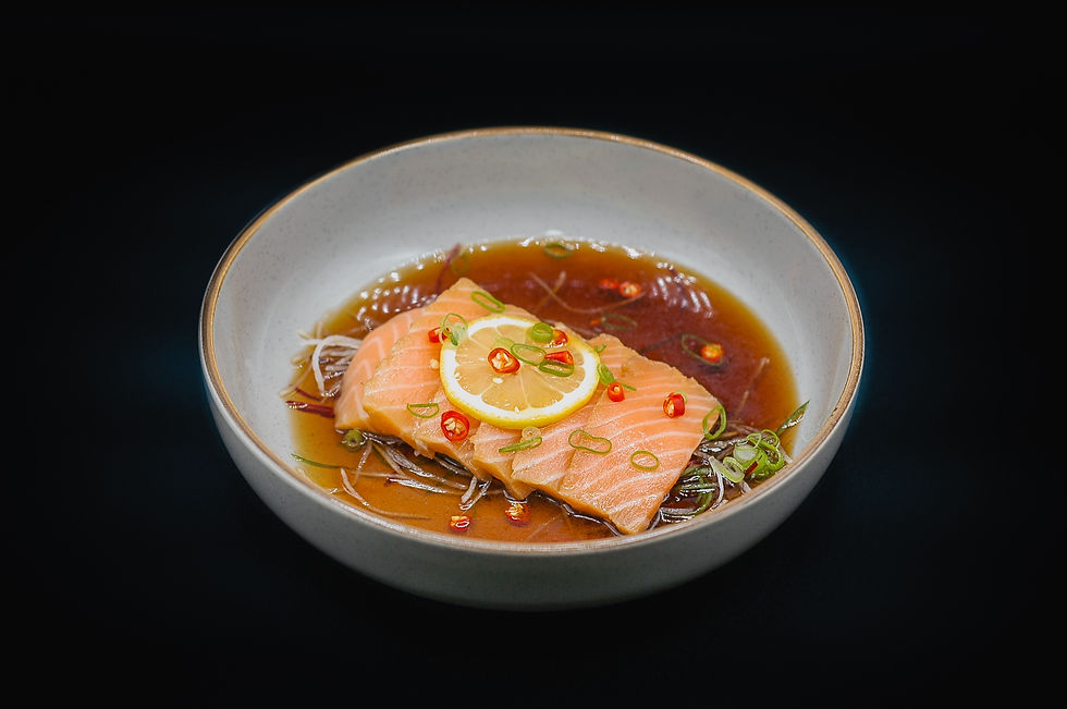 Soy Salmon Sashimi image