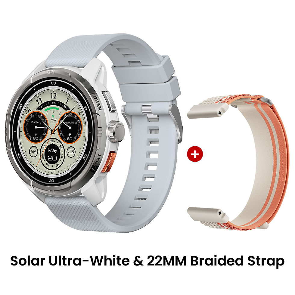 Thumbnail: HAYLOU Solar Ultra GPS Smartwatch 1.6” AMOLED Display 5ATM Waterproof Built-in