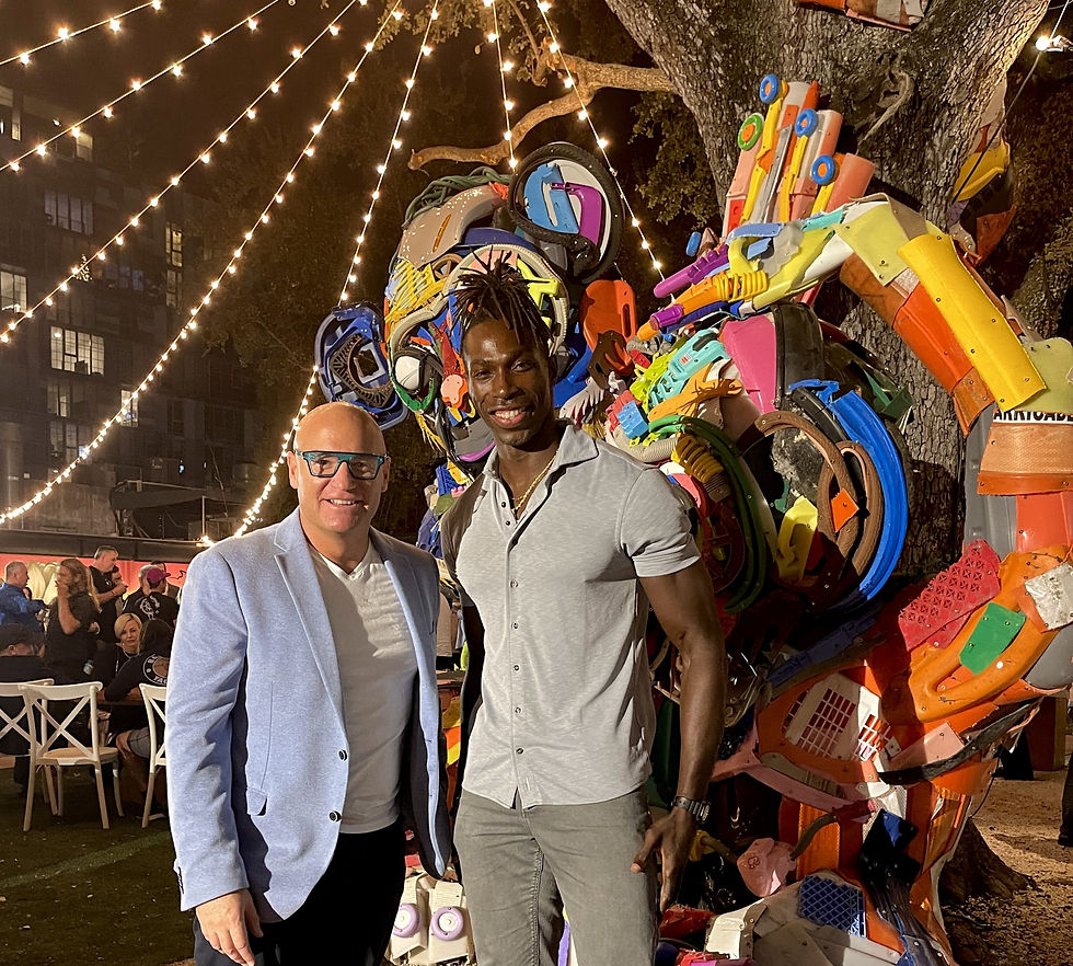 Ronnie G and Tony T at Art Basel