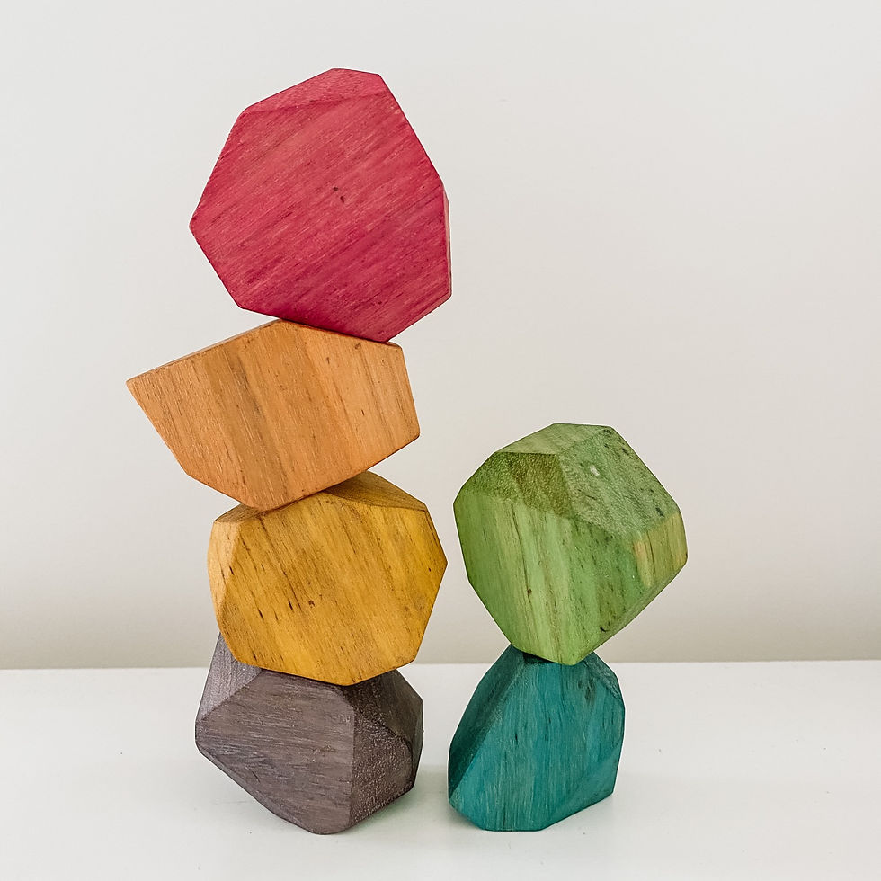 Thumbnail: Wooden Crystals (Coloured)