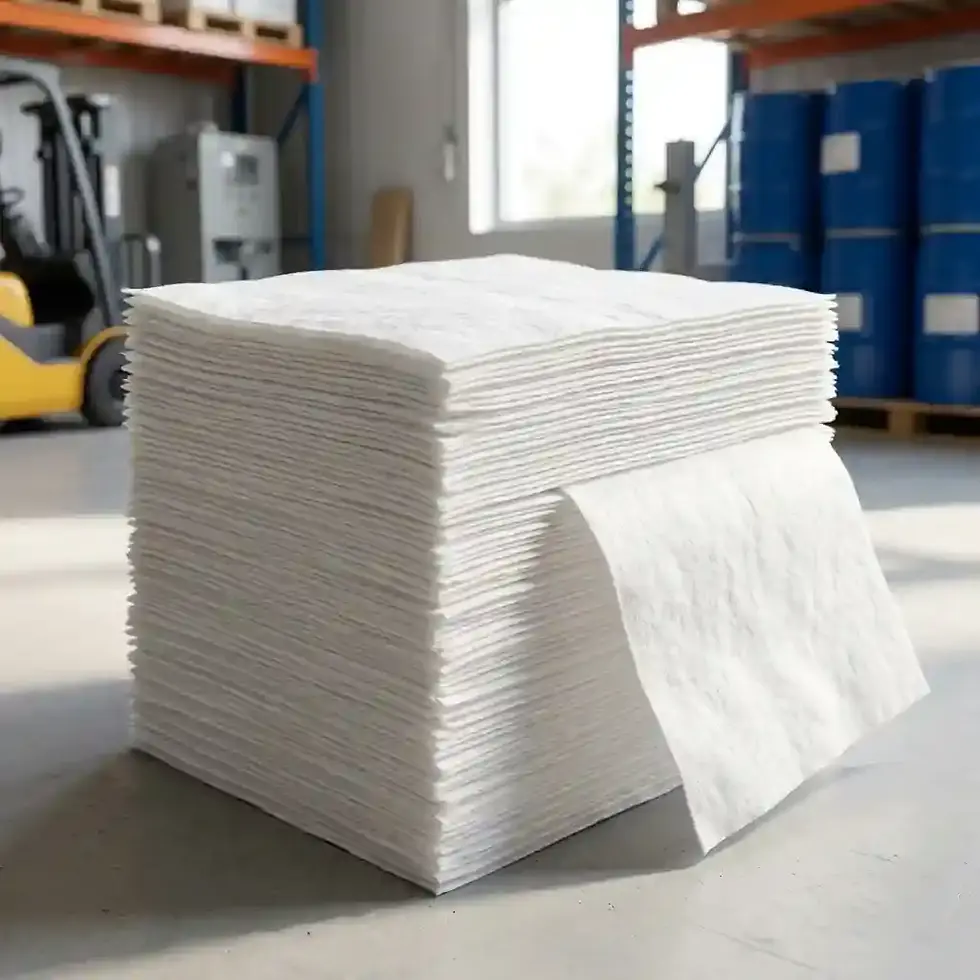 oil absorbent pads 200 pack high capacity oil spill control for industrial cleanup south africa