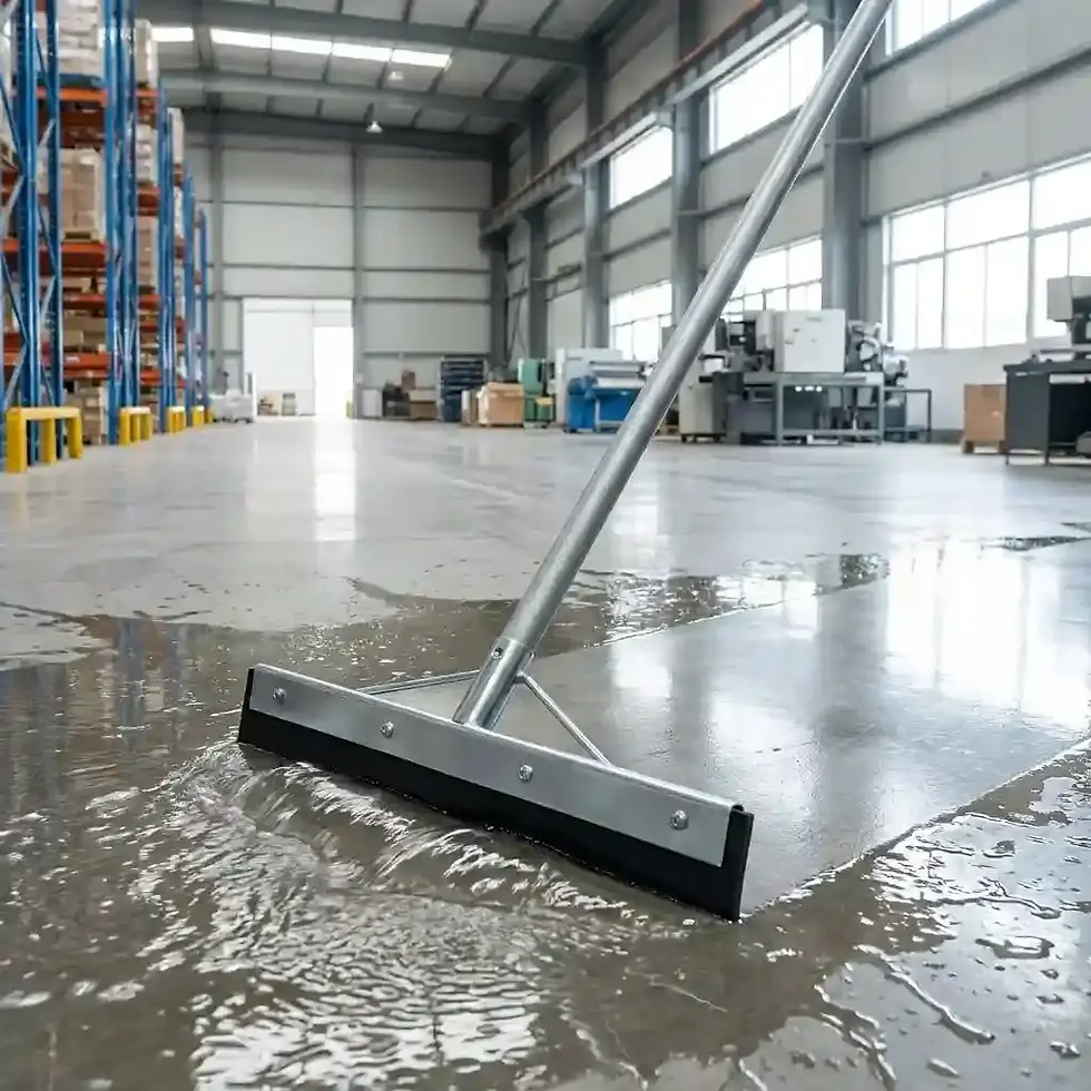 Thumbnail: durable industrial squeegee 45cm steel frame for commercial floor cleaning and maintenance