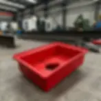Thumbnail: durable industrial drip tray 350mm x 260mm x 90mm for repeated spill containment use