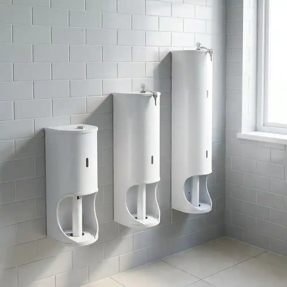 Thumbnail: wall mounted toilet roll holder steel