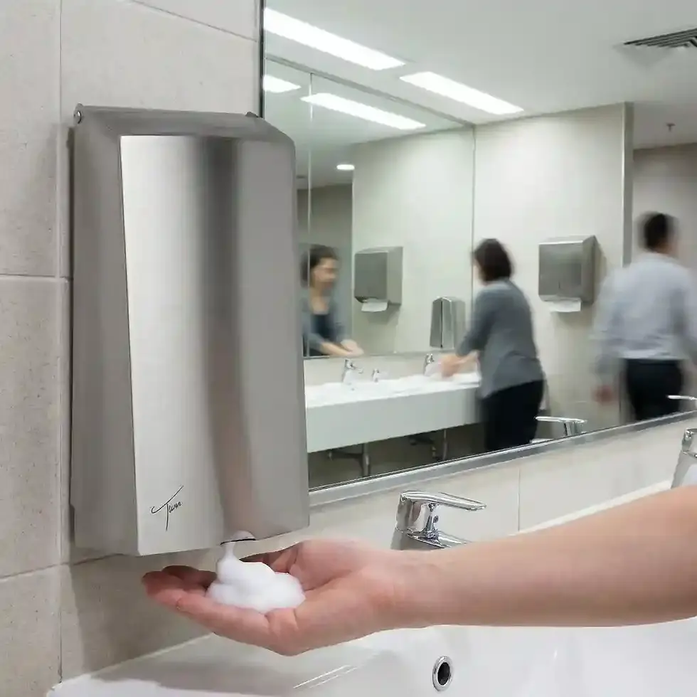 800ml foam soap dispenser wall mounted for commercial washroom hygiene and hand washing