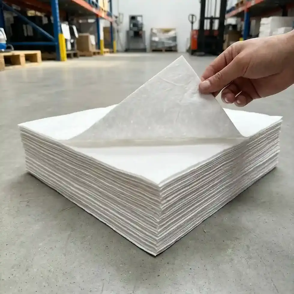 oil absorbent pads 100 pack superior oil spill cleanup solution for industrial spill control and response