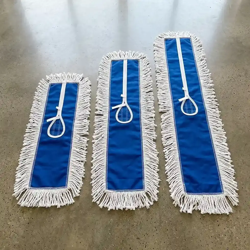 industrial dust mop 110cm refill head for warehouse and facility floor cleaning systems