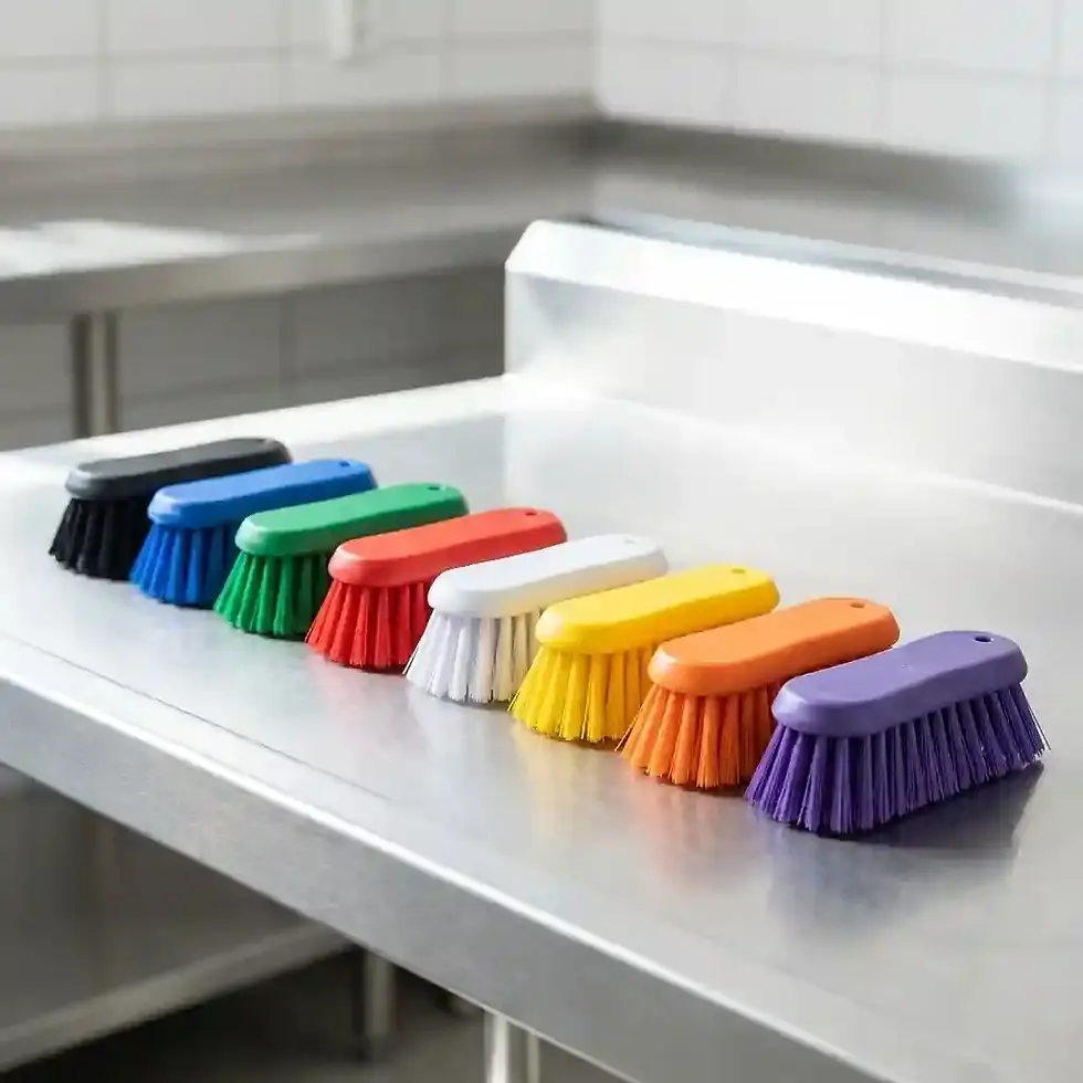 Thumbnail: hard bristle hygiene cleaning brush