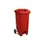 Thumbnail: Red 120L pedal wheelie bin – hazardous waste bin