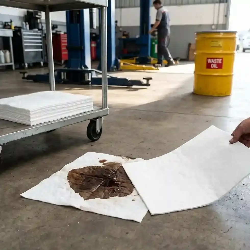 oil absorbent pads 10 pack superior oil spill cleanup solution for industrial spill control and response