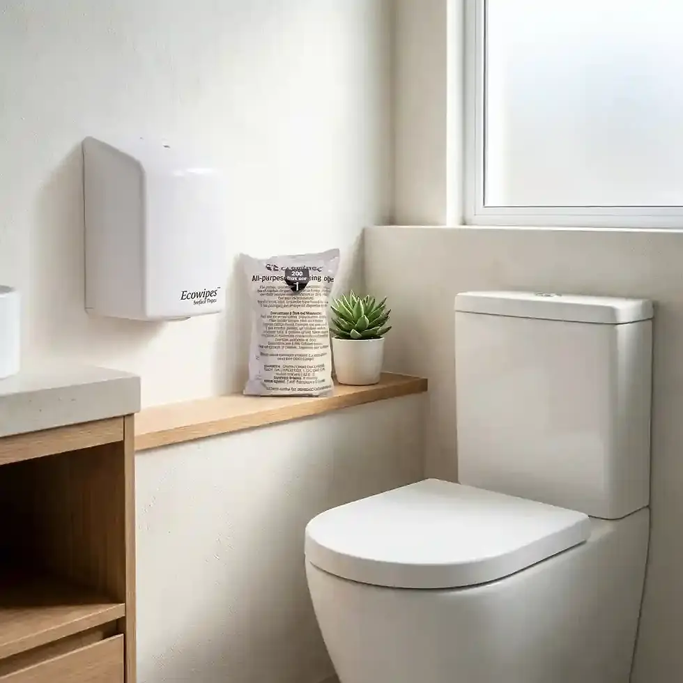 Thumbnail: toilet seat sanitiser wipe dispenser