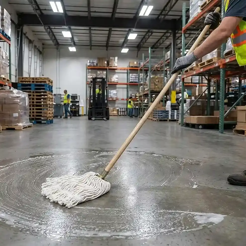 metal mop large jumbo extra large and super sizes for industrial floor cleaning and maintenance