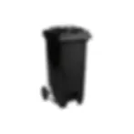 Black 240L pedal wheelie bin – hands-free waste disposal