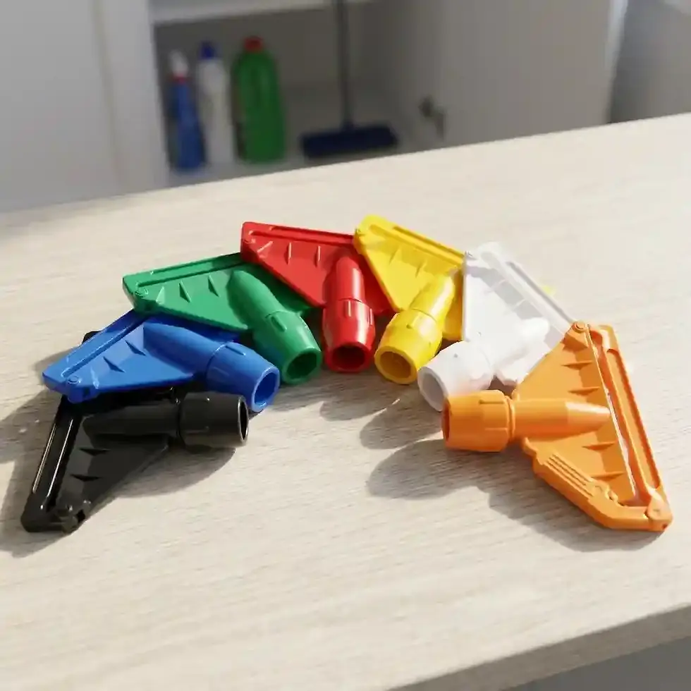 fan mop holder plastic clip