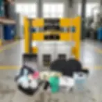 360l deluxe universal spill kit refill absorbents and ppe restock for industrial spill response systems
