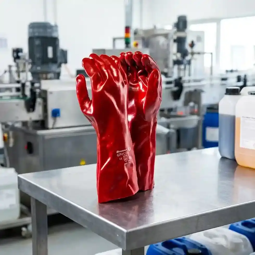 Thumbnail: oil resistant cleaning gloves