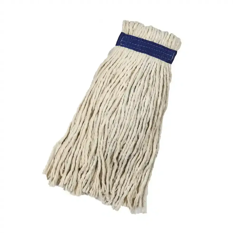 Versatile 400g mop head refill with color-coded strip for easy identification.