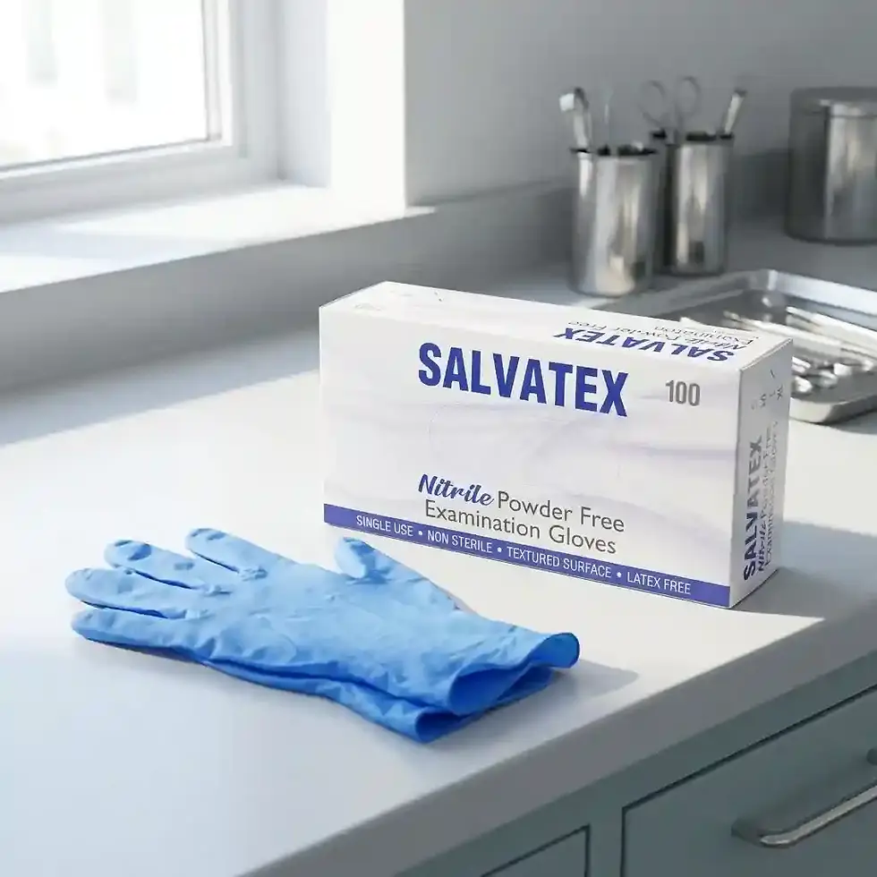 Thumbnail: latex free examination gloves