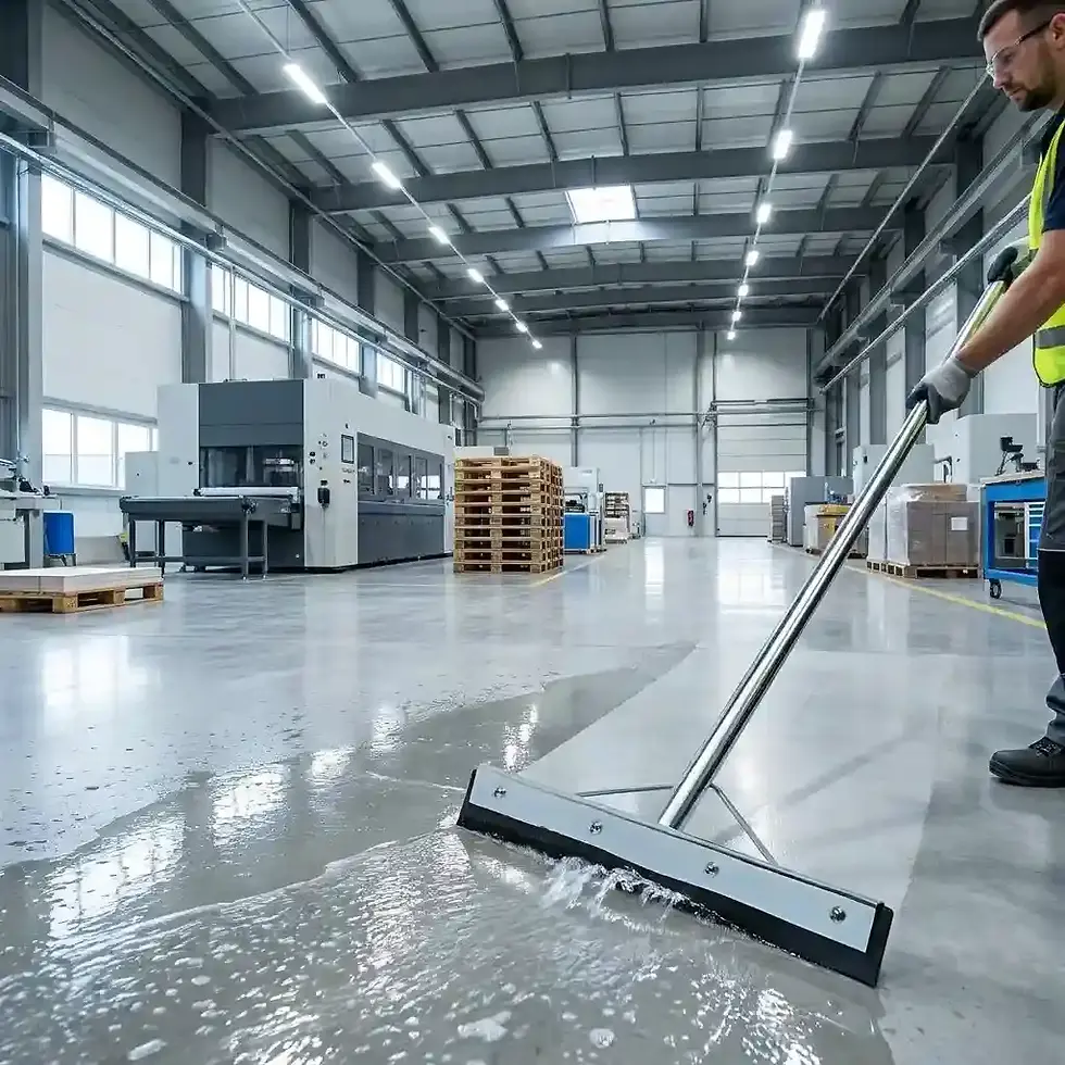 Thumbnail: industrial steel squeegee 45cm South Africa for commercial floor cleaning use