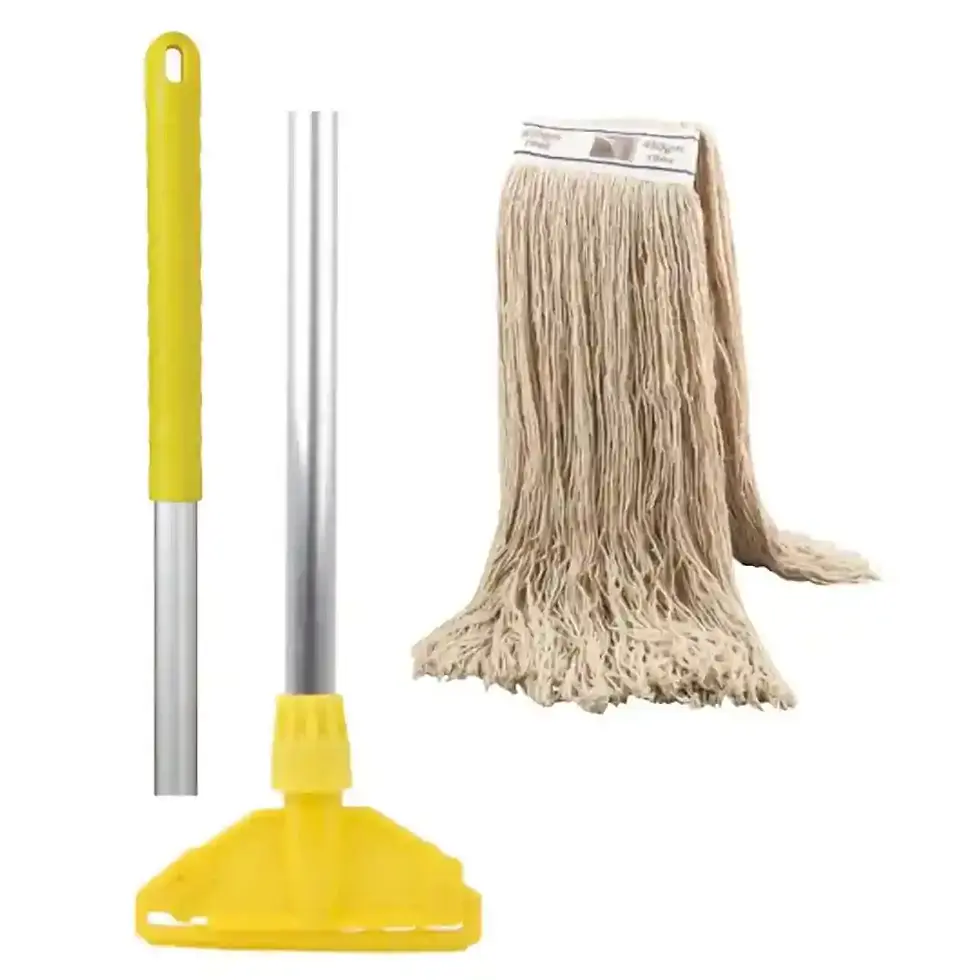 Thumbnail: Yellow Color-Coded Hygiene Fan Mop designed for safe and hygienic cleaning.