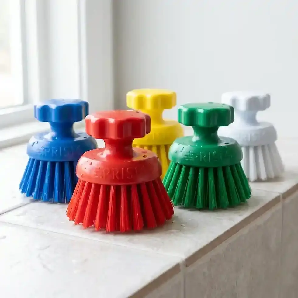 Thumbnail: red hygiene cleaning brush round