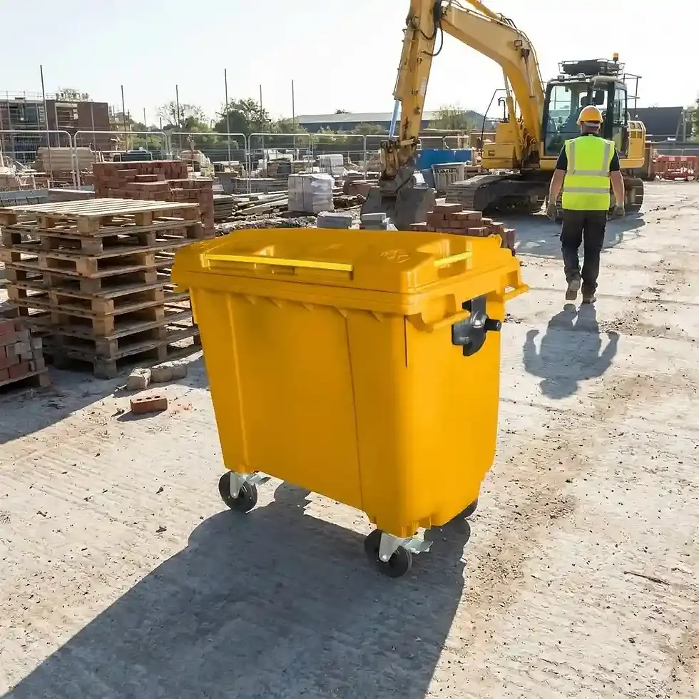 Thumbnail: 660 litre 4 wheel wheelie bin for industrial and commercial waste and refuse management