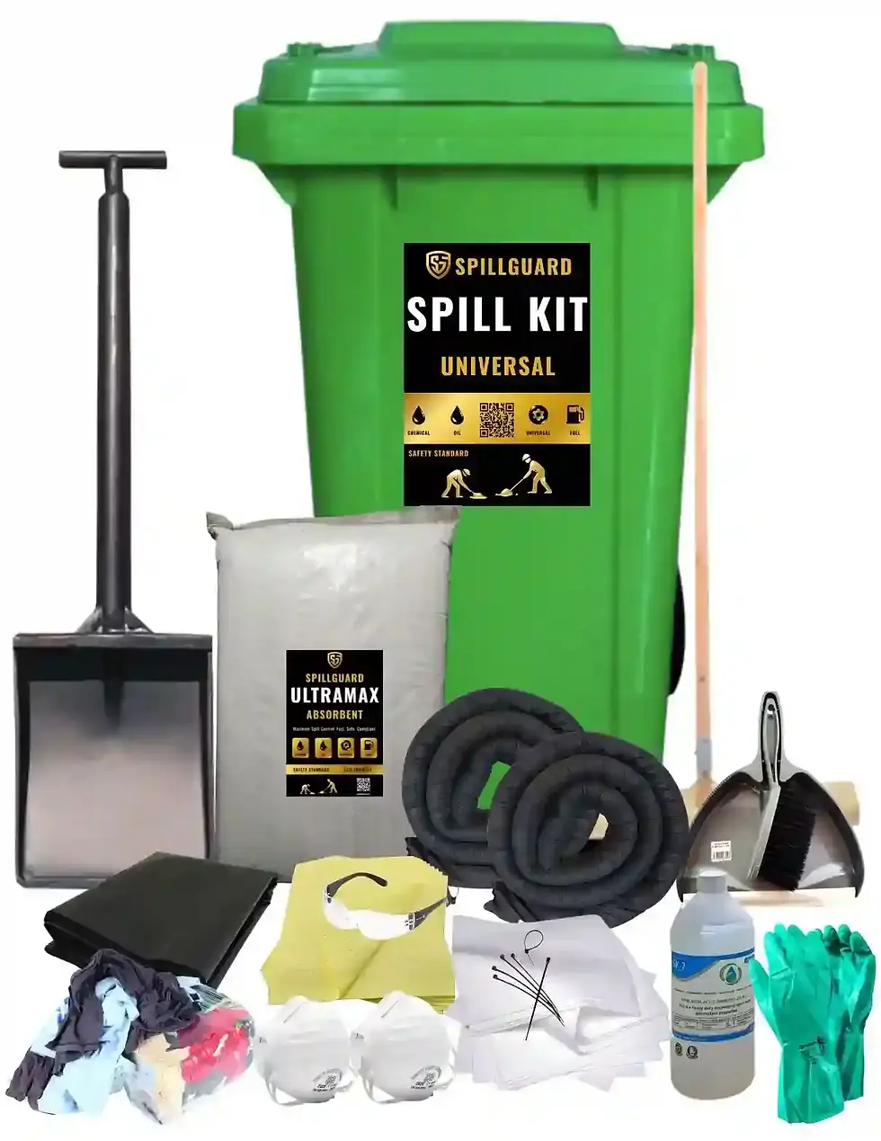 Thumbnail: Industrial spill response kit for oils, chemicals, and general spills