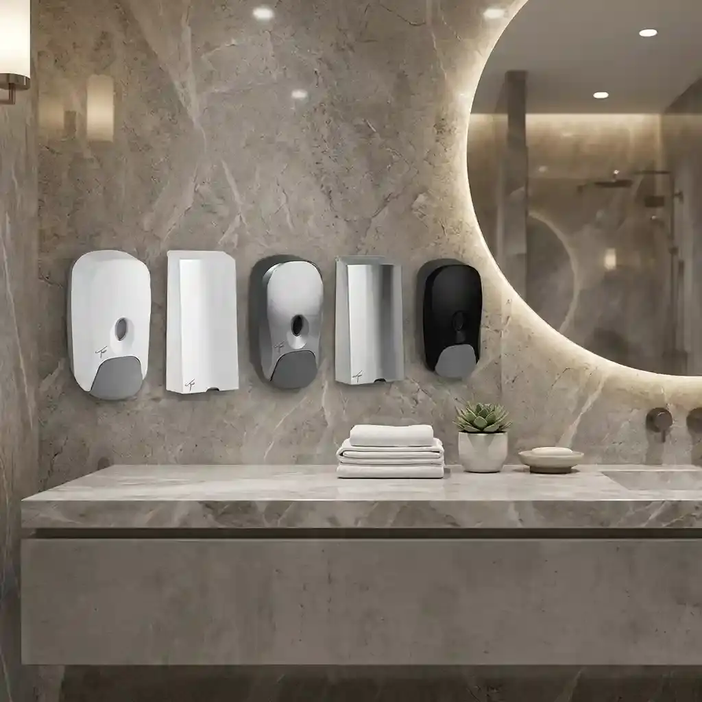 1000ml manual refillable soap and sanitizer dispenser foam liquid spray for commercial washrooms