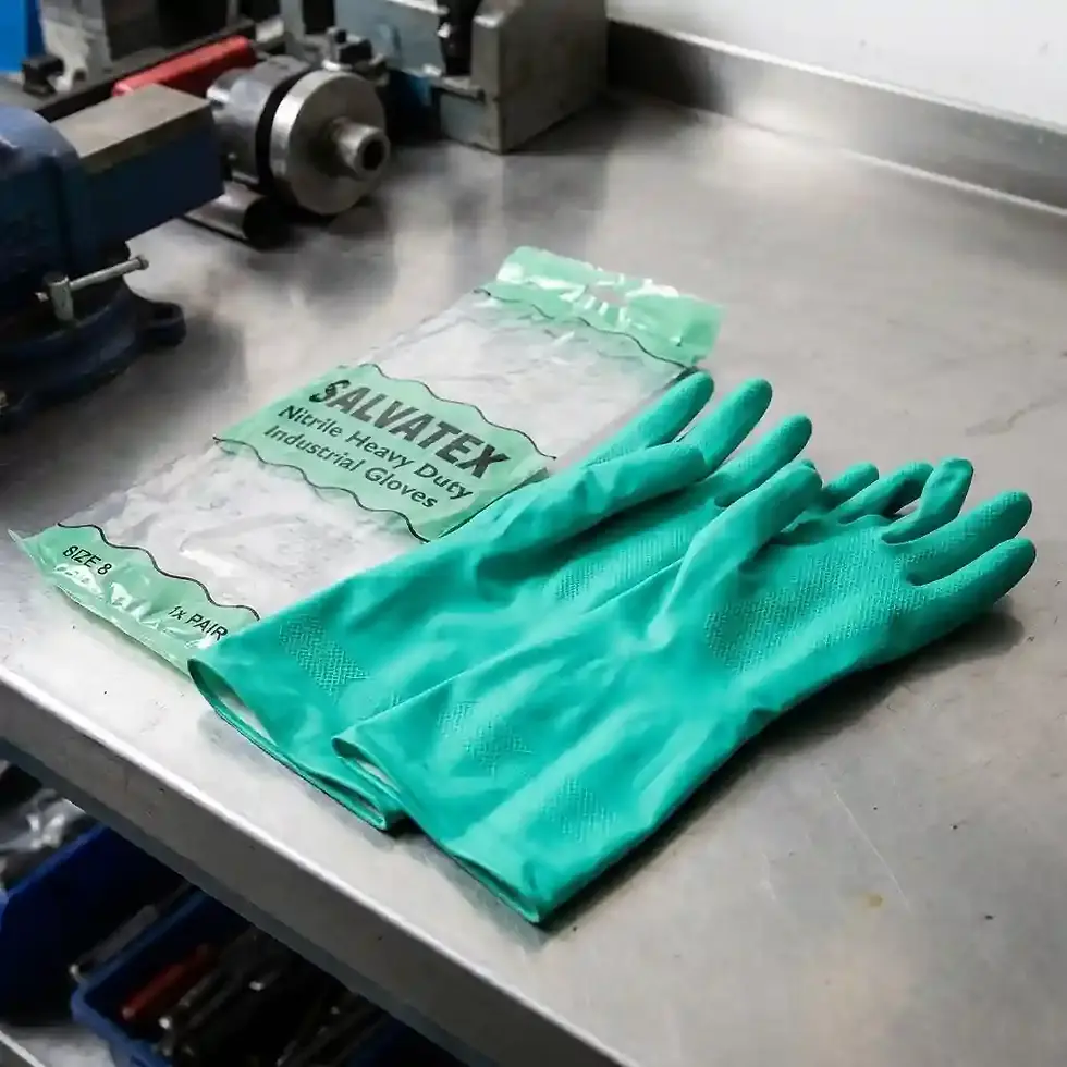 Thumbnail: nitrile rubber gloves