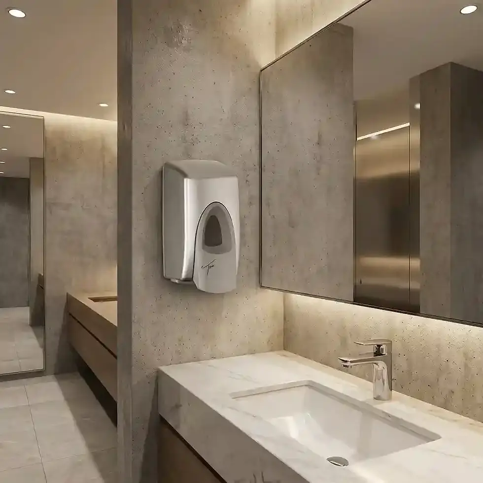 Thumbnail: compact 400ml wall mounted spray dispenser for efficient cleaning solution dispensing