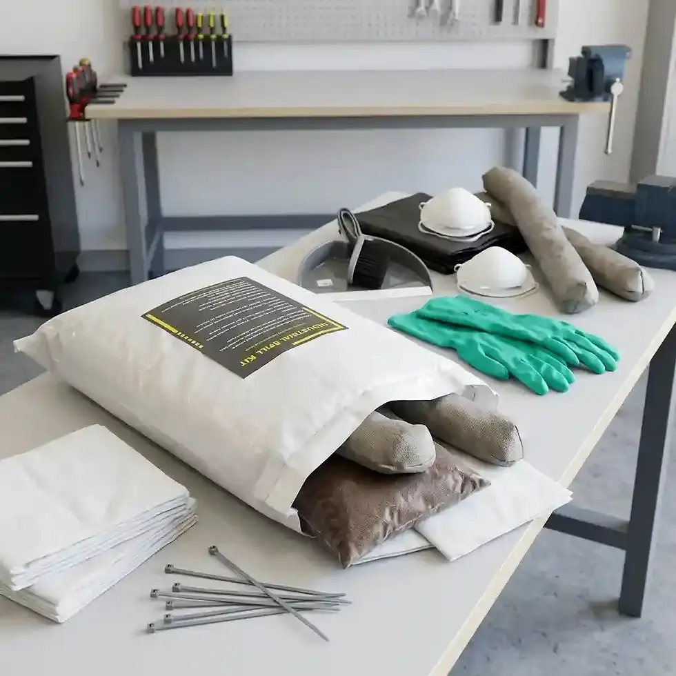 Thumbnail: 30l compact spill response kit for warehouses workshops and industrial facility spill control