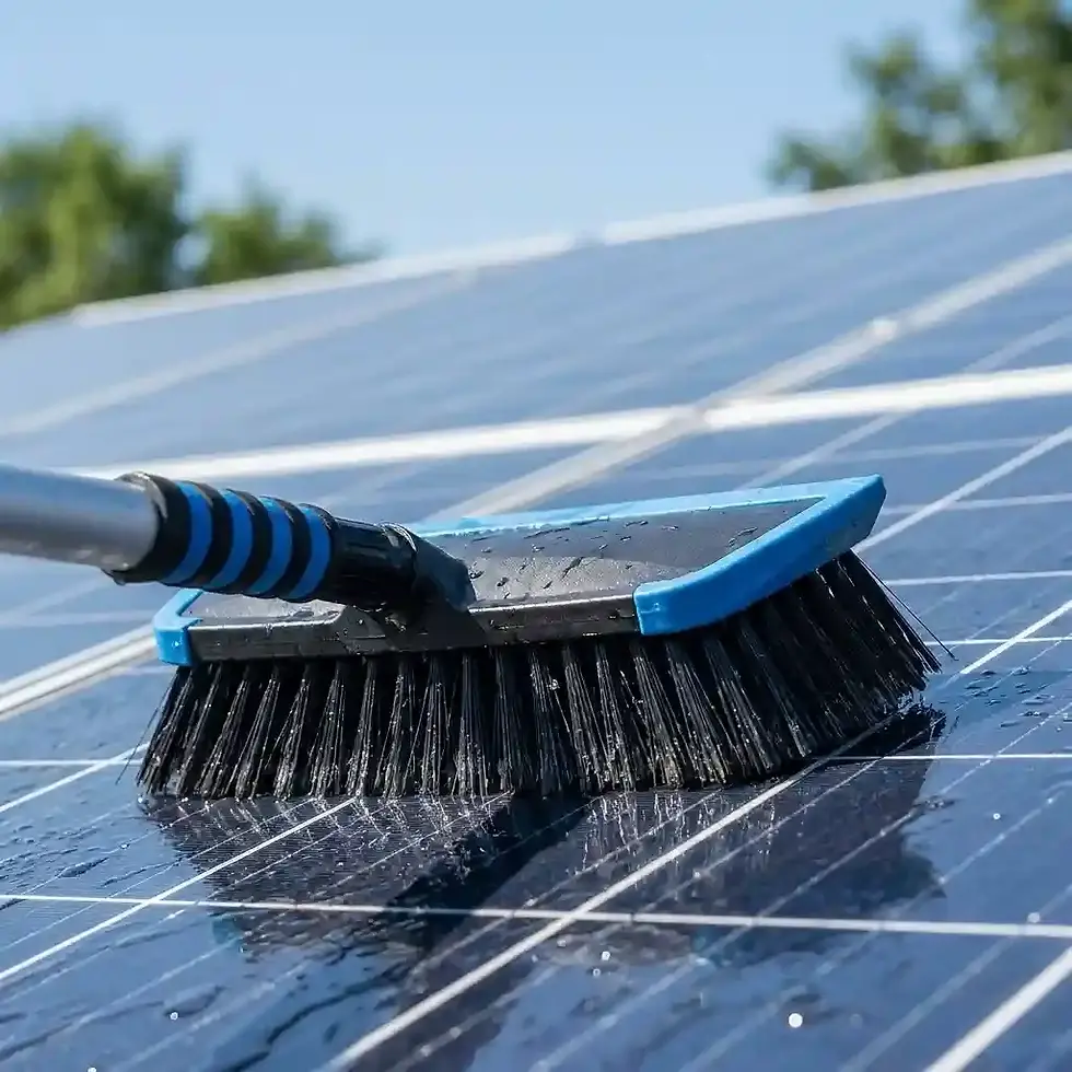 Thumbnail: solar panel maintenance broom