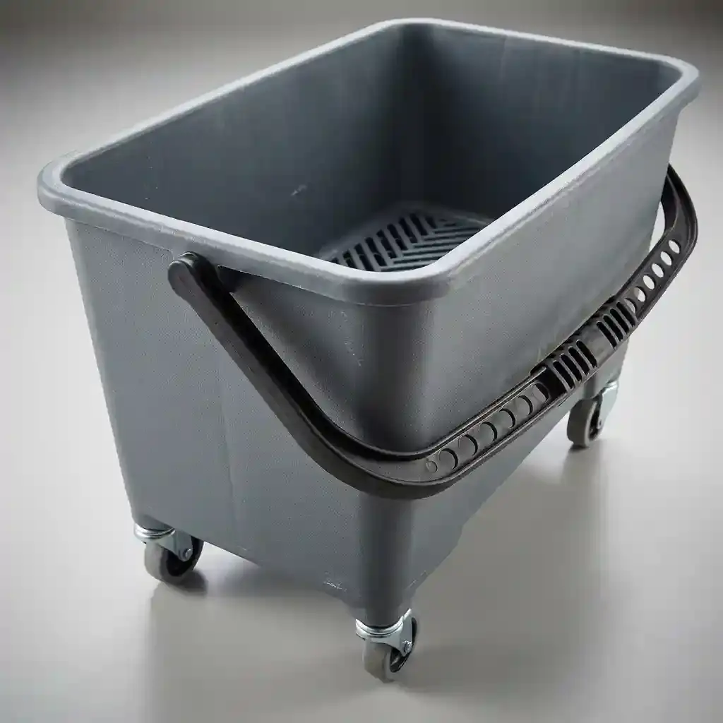 24 litre window cleaning bucket with wheels